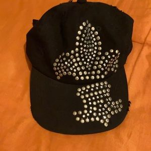 NWOT DECKY EMBELLISHED FLEUR DE LIS BASEBALL HAT